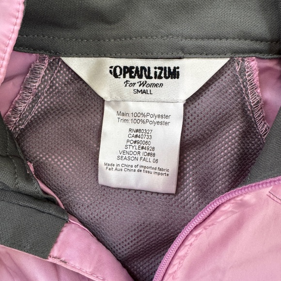 Pearl Izumi Pink & Gray Cycling Jacket Women’s Small - Picture 3 of 6